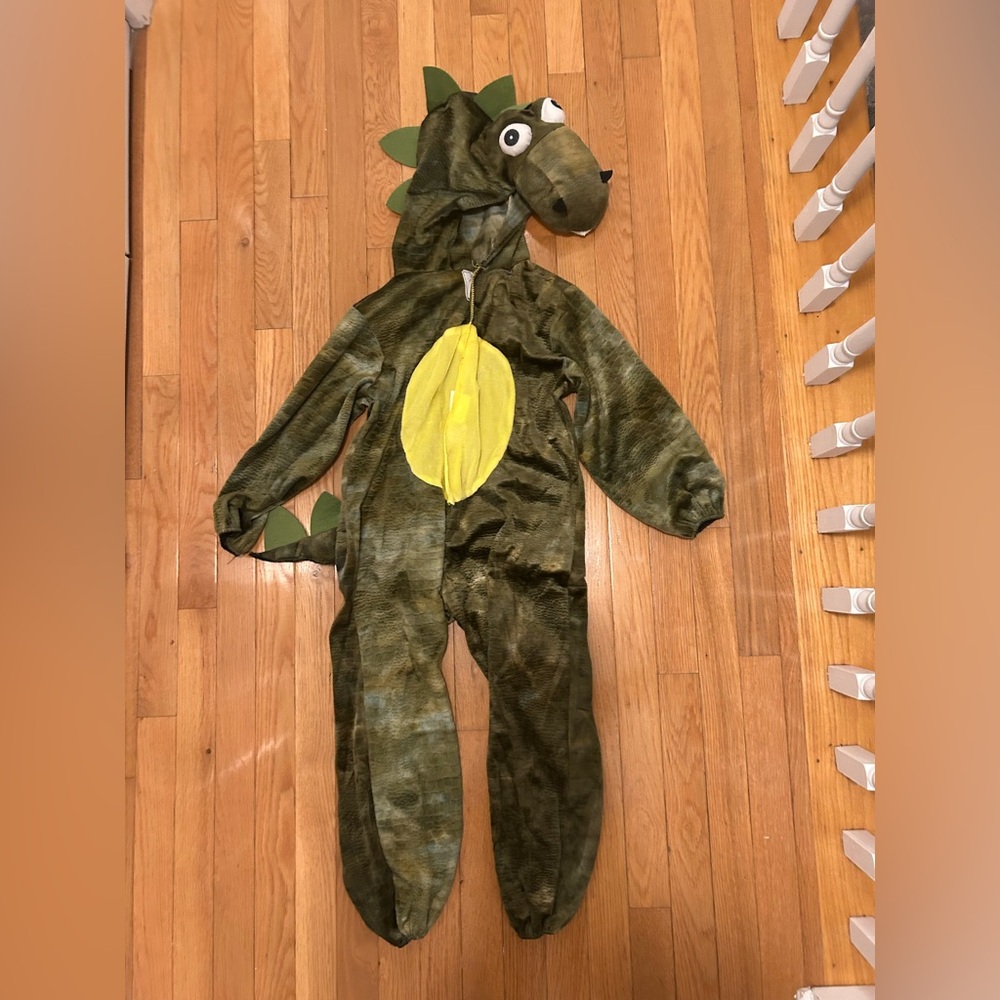 Kids Dinosaur Costume - Green and Yellow